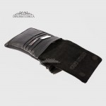 Сумка мужская из натуральной кожи Компактная с откидным планшетом KARYA 0528  45 Черный