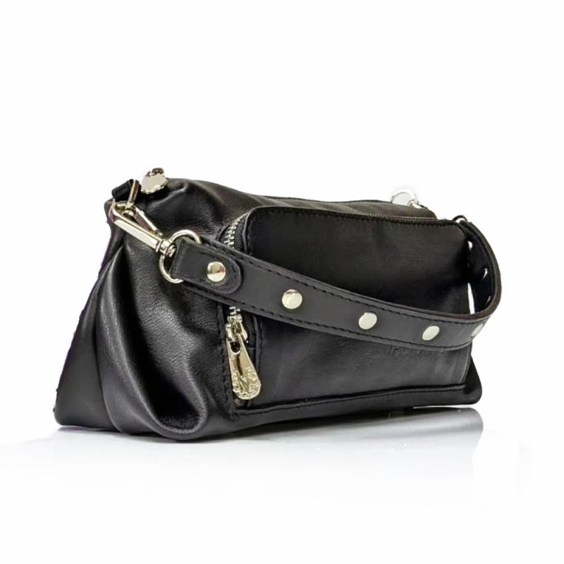 Сумка Женская Кожаная VALIENTE 1348  Shantal Black PRADA Black 