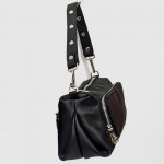 Сумка Женская Кожаная VALIENTE 1348  Shantal Black PRADA Black 