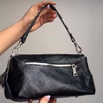 Сумка Женская Кожаная VALIENTE 1348  PHYTON BLACK Черный 