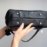 Сумка Женская Кожаная VALIENTE 1348  PHYTON BLACK Черный 