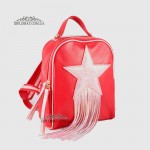 Рюкзак женский EMANUELA FERRETTI 6925  RED smooth Красный/Розовый
