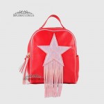 Рюкзак женский EMANUELA FERRETTI 6925  RED smooth Красный/Розовый