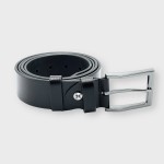 Ремень для джинс TERGAN 0359 Черный Кожаный   SIYAH MAND Черный 