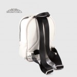 Рюкзак женский VALIENTE 1067 с двумя накладными карманами  PRADA Milk Молочный