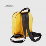 Рюкзак женский VALIENTE 1067 с двумя накладными карманами  PRADA Yellow Желтый