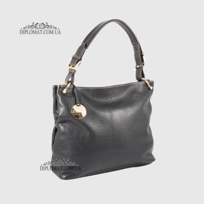 Сумка Женская На плечо Кожаная BELLINI Brolio 8696 BLACK floater