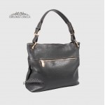 Сумка Женская На плечо Кожаная BELLINI Brolio 8696  BLACK floater Черный