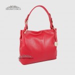 Сумка Женская На плечо Кожаная BELLINI Brolio 8696  RED floater Красный/Розовый
