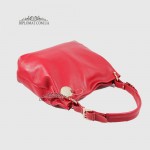 Сумка Женская На плечо Кожаная BELLINI Brolio 8696  RED floater Красный/Розовый