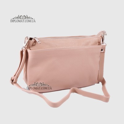Сумка Женская EMANUELA FERRETTI 85147 Кожаная Средняя Через плечо NUDE FLOATER