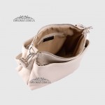 Сумка Женская Кожаная EMANUELA FERRETTI 85147  BEJ floater Белый/Бежевый