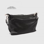 Сумка Женская Кожаная EMANUELA FERRETTI 85147  BLACK floater Черный