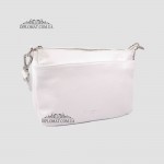 Сумка Женская EMANUELA FERRETTI 85147 Кожаная Средняя Через плечо WHITE floater Белый/Бежевый