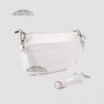 Сумка Женская EMANUELA FERRETTI 85147 Кожаная Средняя Через плечо WHITE floater Белый/Бежевый