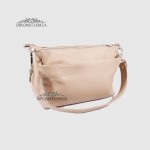 Сумка Женская EMANUELA FERRETTI 85147 Кожаная Средняя Через плечо TAUPE floater Серый