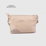 Сумка Женская EMANUELA FERRETTI 85147 Кожаная Средняя Через плечо TAUPE floater Серый