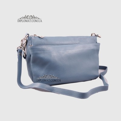Сумка Женская EMANUELA FERRETTI 85147 Кожаная Средняя Через плечо BLUE floater