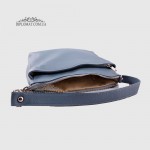 Сумка Женская EMANUELA FERRETTI 85147 Кожаная Средняя Через плечо BLUE floater Синий