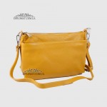 Сумка Женская EMANUELA FERRETTI 85147 Кожаная Средняя Через плечо  YELLOW FLOATER Желтый