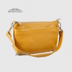 Сумка Женская EMANUELA FERRETTI 85147 Кожаная Средняя Через плечо  YELLOW FLOATER Желтый
