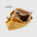 Сумка Женская EMANUELA FERRETTI 85147 Кожаная Средняя Через плечо  YELLOW FLOATER Желтый