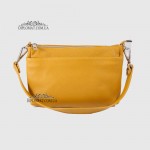 Сумка Женская EMANUELA FERRETTI 85147 Кожаная Средняя Через плечо  YELLOW FLOATER Желтый