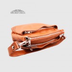 Сумка Женская Кожаная EMANUELA FERRETTI 85147  MUSTARD floater Горчичный