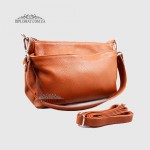 Сумка Женская Кожаная EMANUELA FERRETTI 85147  MUSTARD floater Горчичный