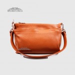 Сумка Женская Кожаная EMANUELA FERRETTI 85147  MUSTARD floater Горчичный