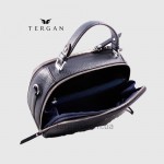 Сумка Женская Кожаная TERGAN 79136 На два основных отделения Среднего размера LACIVERT FLOATER Темно Синий Синий