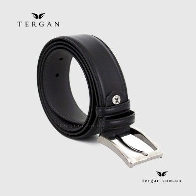 Ремень для джинс TERGAN 0305 кожаный SIYAH FIESTA