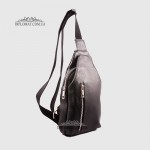Рюкзак мужской через одно плечо EMANUELA FERRETTI 322021  BLACK floater Черный
