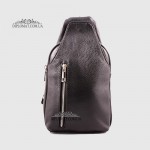 Рюкзак мужской через одно плечо EMANUELA FERRETTI 322021  BLACK floater Черный
