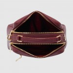 Женская кожаная сумка TERGAN 80380 BORDO FLOATER — Бордовый