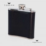 Кожаная Фляга TERGAN 0216 Из нержавеющей стали 5 oz  SIYAH VEGETAL 