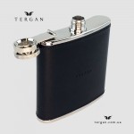 Кожаная Фляга TERGAN 0216 Из нержавеющей стали 5 oz  SIYAH VEGETAL 