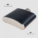 Кожаная Фляга TERGAN 0216 Из нержавеющей стали 5 oz  SIYAH VEGETAL 
