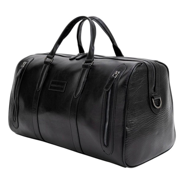 Сумка дорожная кожаная TONY BELLUCCI T-1145 KR-01 BLACK Черный