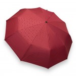 Зонт Полный Автомат Три Слона 37091 Ручка прямая прорезинованная  Polyester BORDO Бордовый/Пурпурный