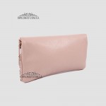 Сумка Женская EMANUELA FERRETTI 85503 Кожаная Маленькая Клач/Кросс боди На цепочке NUDE FLOATER Пудра