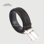 Ремень Для Брюк Кожаный TERGAN 3003  SIYAH RUSTIC Черный