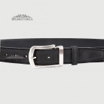 Ремень Для Брюк Кожаный TERGAN 3003  SIYAH RUSTIC Черный