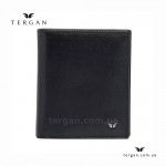 Портмоне мужское TERGAN 1408 кожаное с отделением для монет и карточек  SIYAH RUSTIC Черное  Черный