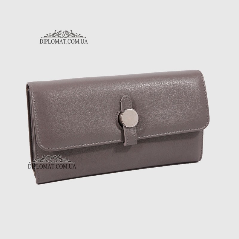 Кошелек женский из натуральной кожи TERGAN 5735  GRI ARSEL Чр