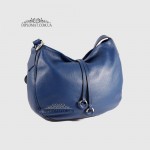 Сумка На плечо Женская  Кожаная Средняя BELLINI Cetina V0042  NAVY BLUE floater Синий