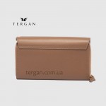 Клатч женский TERGAN 79671 Кожаный на два отделения на молнии TABA GUSEL 