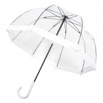 Зонт женский трость Fulton L041 White Birdcage-1 Прозрачный с белым