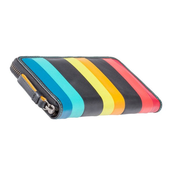 Кошелек на молнии VISCONTI STR5 Corfu c RFID Black Multi