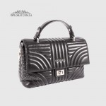 Сумка Женская Кожаная TERGAN 79469 маленькая с кожаным ремнем на плечо SIYAH METIS Черный Черный